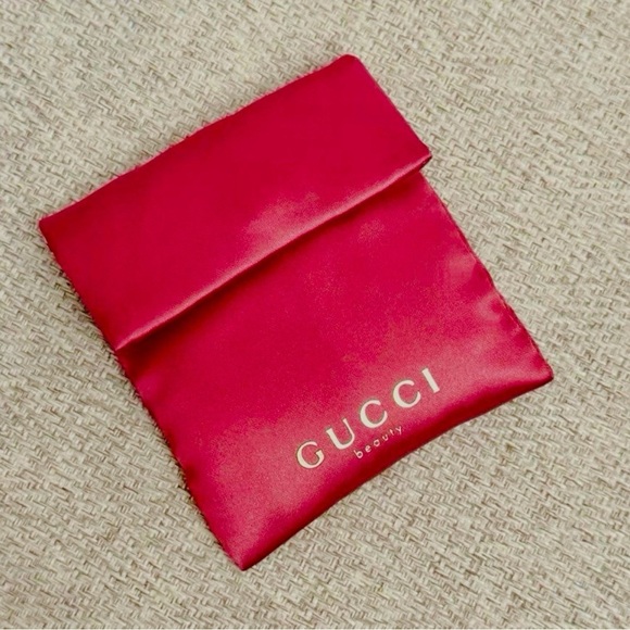 Gucci Beauty Floral / Gold Compact Mirror with Snap Pouch - Picture 6 of 6